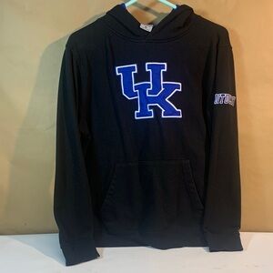 NCAA Black Hoodie with Blue UK Logo (Youth size) - XL